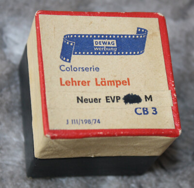 DDR, Colorbildband der DEWAG Werbung CB 3 ''Lehrer Lämpel'' +Textheft von 1974
