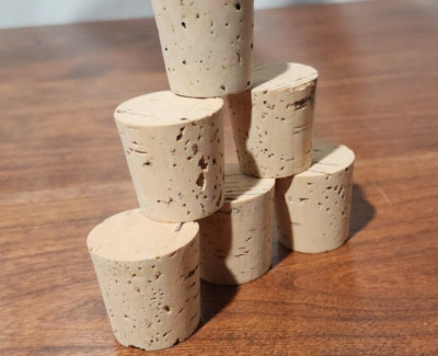 CORK Stopper Plug Size #13 Lab, Wine qty =10 pcs T 1-3/16'', H 1-1/4'' B 61/64''