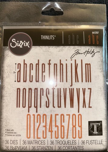 Sizzix Thinlits Metal Die Pack designed by TIM HOLTZ 35+ TO CHOOSE FROM - Picture 93 of 98