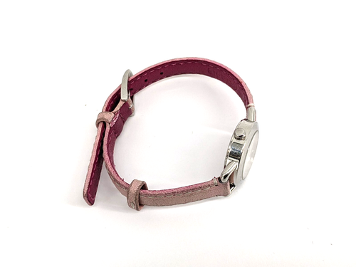 Coach 0250 MOP Dial Stainless Steel Case Pink Leather Strap Watch - Picture 5 of 11