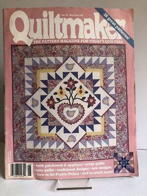 ''Quiltmaker'' magazine - No. 37, Vol. 13 No. 3 May/June 1994 - Leman Publications