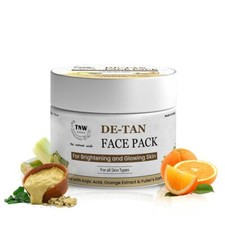 TNW-The Natural Wash DE-Tan Face Pack for Glowing  Radiant Skin 50gm 