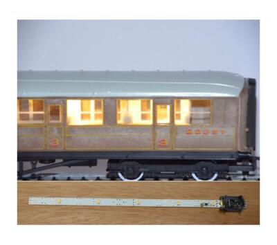 Standard warmweiße Lichtstreifen für OO Coach - Train Tech CL2