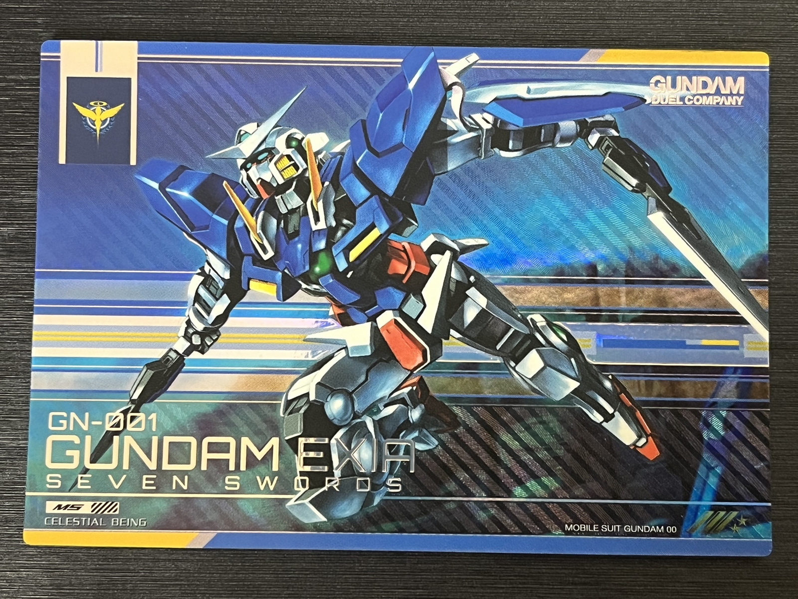 GN-DC03 MS008 Exia R5 Silver Rare Gundam Duel Company Card Bandai | eBay
