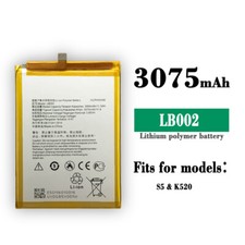 Li-ion Battery For LENOVO S5 K520t K520 Mobile Phone LB002 3075mAh High Quality