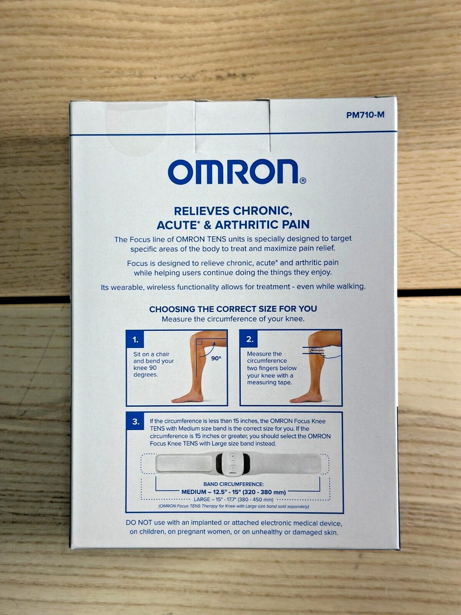 NEW! Omron Focus TENS Therapy for Knee Unit Wireless Muscle
