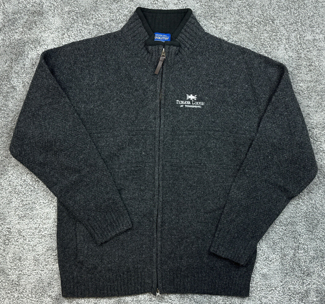 Vintage Pendleton Wool Jacket Medium Gray Tenaya … - image 1