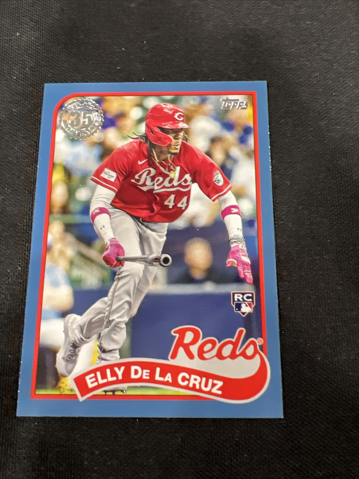 2024 Topps Series 1 ELLY DE LA CRUZ Reds RC 1989 Rookie Blue Parallel SP