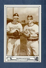 #6 EDDIE MILLER & EMIL VERBAN, 1948 Phillies ~ Play Ball postcard | 1983 TCMA C