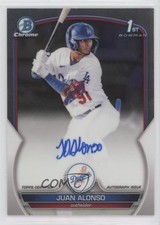 2023 Bowman Chrome Prospect Auto Juan Alonso #CPA-JA Auto 0p92