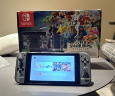 Nintendo Switch V2 Console, 32GB Smash Bros Grey Joy-Con, Boxed