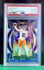 2024 Panini Select Bo Nix #30 (RC) Black & Blue Shock Prizm PSA 10 Gem Mint