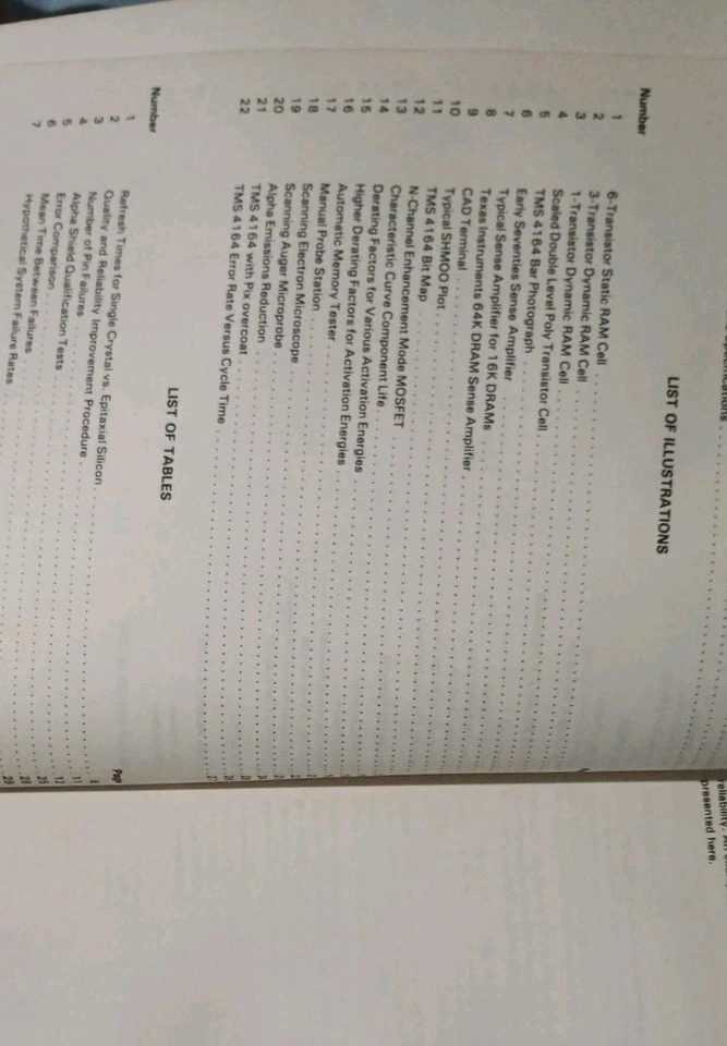 Texas Instruments TMS4164 64K Dynamic RAM Reliability Report - Image 3 of 4
