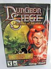 Dungeon Siege: Legends of Aranna PC Game CD-ROM 3 Set Disc W/ Manual & Box