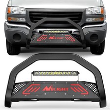Bull Bar With Light Fits 1999-2006 Chevy Silverado Gmc Sierra 07 Classic 20