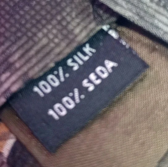 J. Ferrar 100% Silk Tie Made In Italy Green And Brown - Image 3 of 3