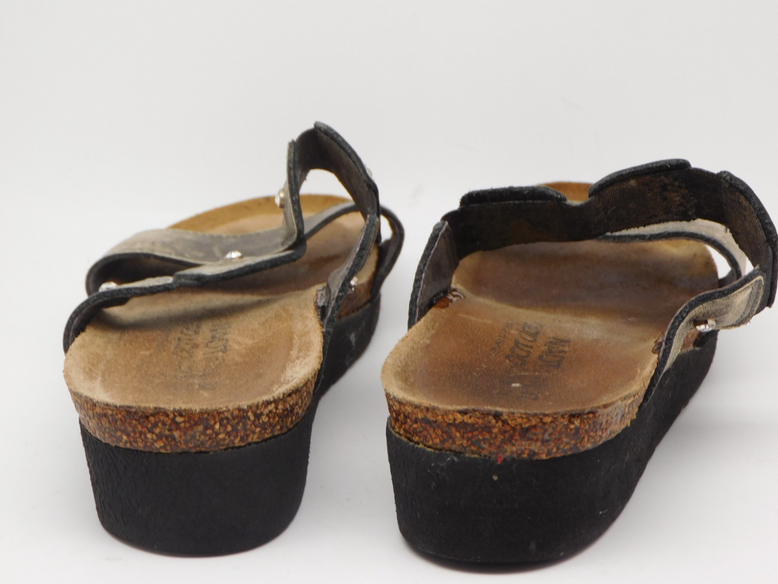 APL Scarpe Naot Ashley sandali donna pelle slip on punta aperta taglia EU 37 US 6 5