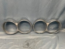 Pair Left And Right 1964 -66 Thunderbird Head Light Chrome Bezels Headlight Pair Left And Right 1964 -66 Thunderbird Head Light Chrome Bezels Headlight