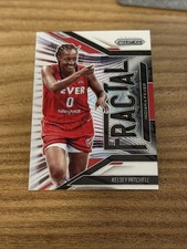 2025 Panini Prizm Kelsey Mitchell #4 Indiana Fever Fractal WNBA Basketball Card