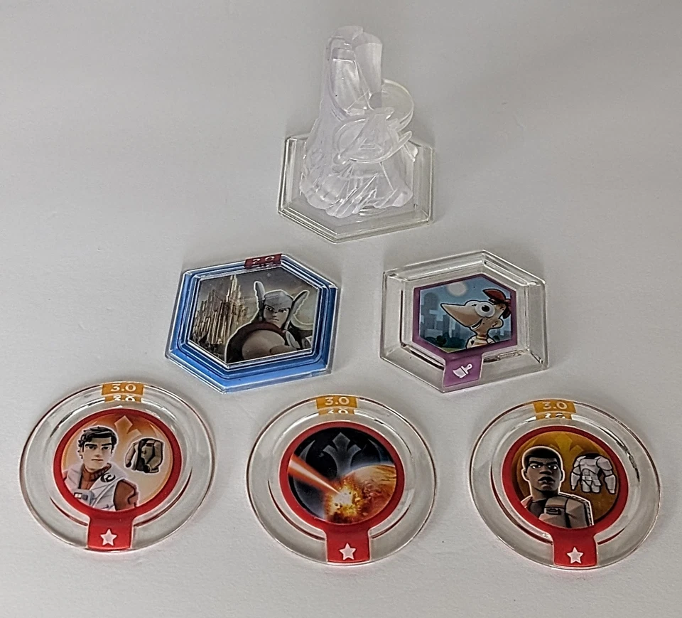 LOTE DE 20 DISNEY INFINITY + BASE 🔥💎 Star Wars Marvel Pixar 2.0 3.0 Figura Disco Foto 4 de 4