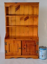 Small Miniature Vintage Pine Wooden Table Top Dresser Collectors Trinkets Curio