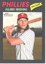 Alec Bohm 2026 Topps Heritage #81 Dark Gray Border
