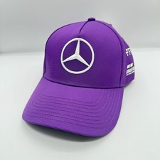 Gorra de béisbol morada ajustable Lewis Hamilton Mercedes AMG Petronas F1 2022 nueva con etiquetas