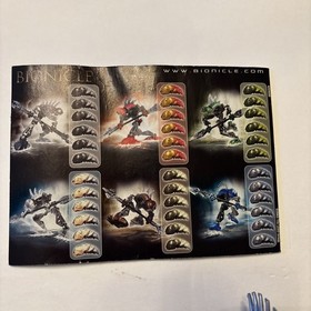 Lego Bionicle 8590 Rahkshi Guurahk 100% Complete Canister Instructions Kraata