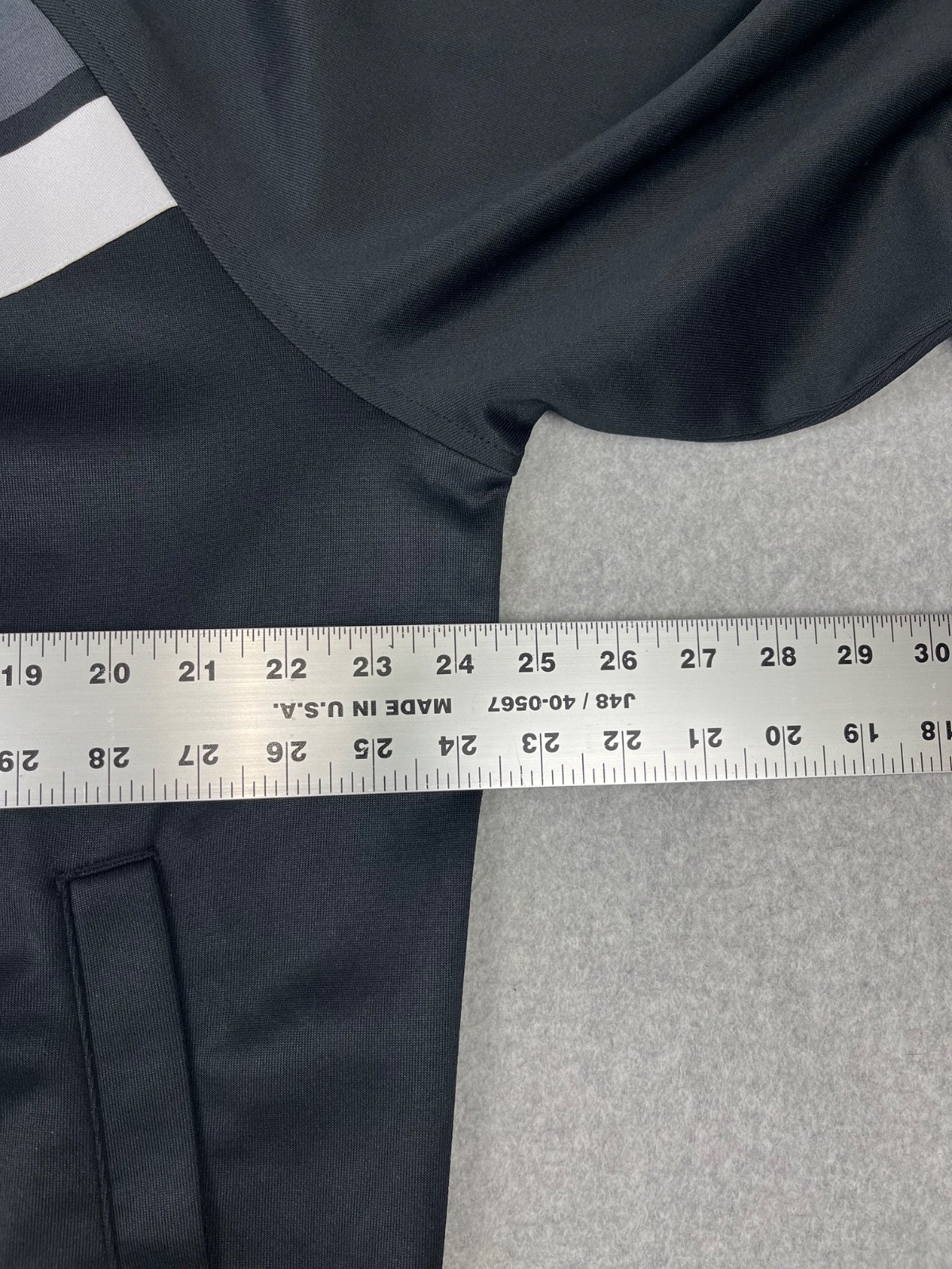 SACAI X NIKE Nike Striker Track Jacket Uomo XL Nero Bianco Sportivo Full Zip Performance