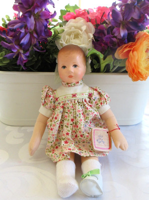 Kathe Kruse DOLL, 11'' BABY GIRL, ''LISA'', 2003 LIMITED ED.  68 OF 210, GERMANY