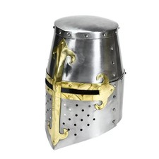 Helmet Medieval Crusader Knight Templar Armor Larp Great Gift Armour Steel Greek