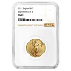 2021 American Gold Eagle 1/4 oz — photo from another recent sale