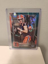 2025 Bowman University Chrome - Luke Altmyer #17 Teal Lava Refractor (RC)