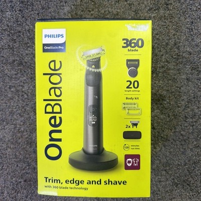 PHILIPS OneBlade PRO 360 QP6652/61 Nass- und Trockenfolienrasierer Neu Factory Sealed
