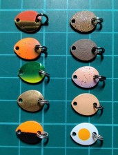 ROB LURE Babel Type 2 Spoon Set 0.8cm (0.31in) - 10 Pieces, Used Fishing Lures