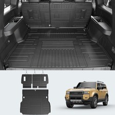 Cargo Mat for Toyota Land Cruiser 2026 2025 2024, Trunk Mat with Backrest Mat...