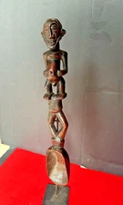 Vintage Bena Lulua Ceremonial Spoon DR Congo. 18 Inches