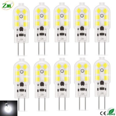 10X G4 LED Leuchtmittel 5W Kaltweiß Lampe Birne Halogenlampe Stiftsockel smd 12V