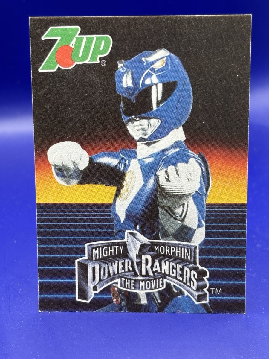 rare power rangers cards 1995 7UP Mighty Morphin Power Rangers Trading card - RARE