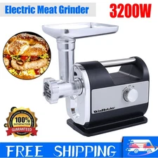 WinHolder 3200W Electric Meat Grinder & Sausage Stuffer Appliances Processors