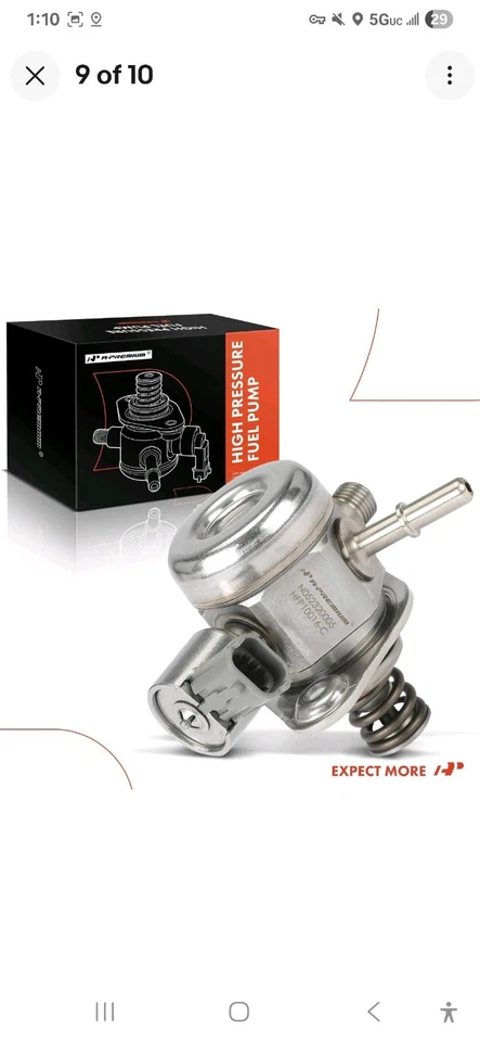 Kia Sorento 2019 bomba de inyección de combustible de 2,2 L Foto 2 de 3