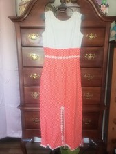 Vintage Polka Dot Maxi Dress