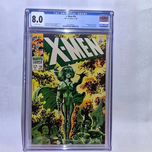 Silver Age X-MEN #50 CGC Graded 8.0