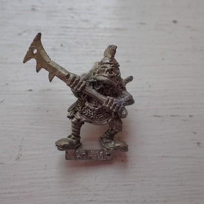 Citadel Warhammer 80s Reg Renown RRD3 Harboth's Orc Archer Command Champion
