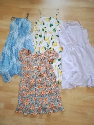 3 Kleider Mädchenkleider Sommerkleider HuM H&M GE 158/164 Neuwertig