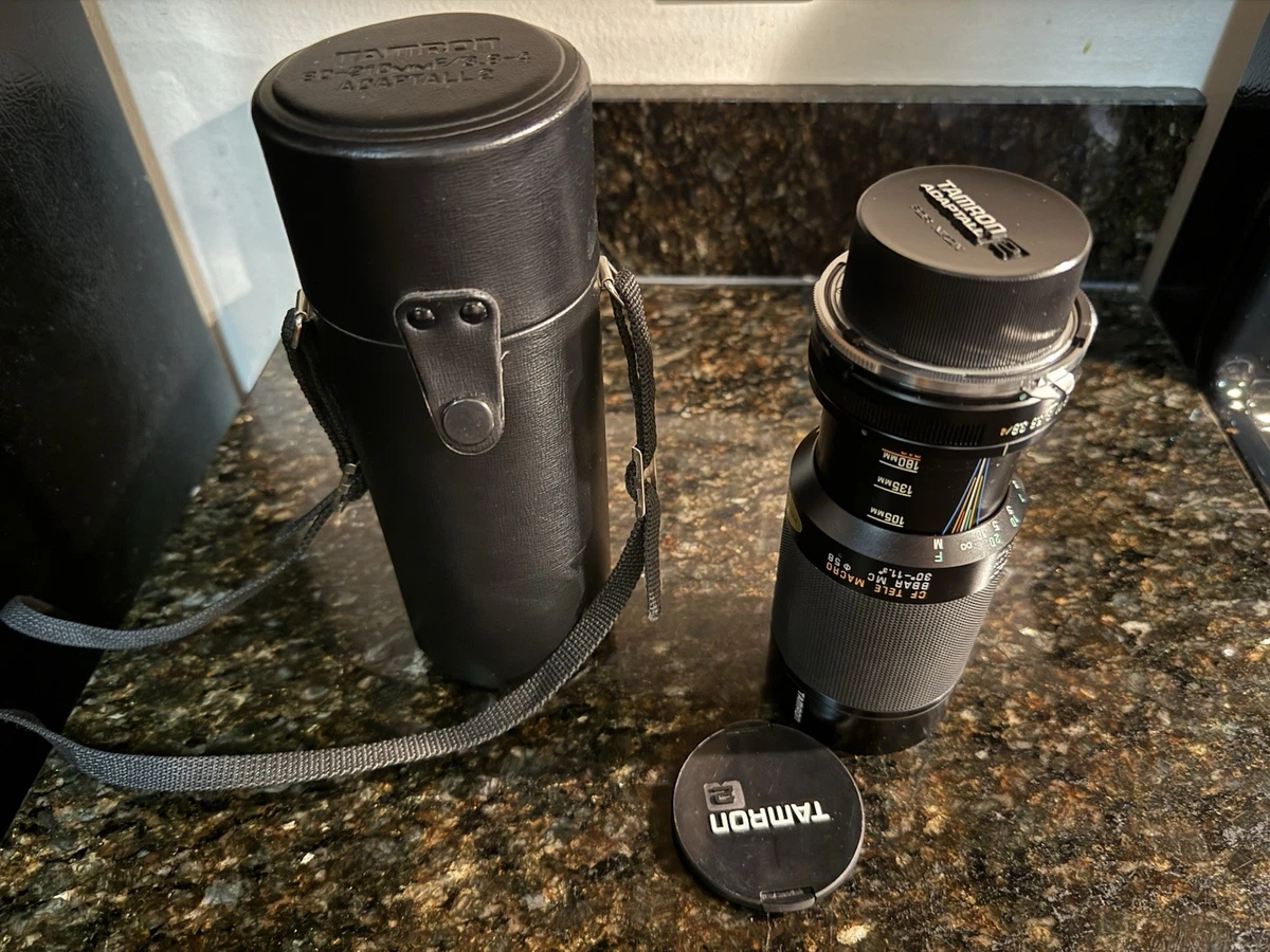 Tamron 80-210mm F3.8-4 CF Tele macro adaptador AI M42 Arroios