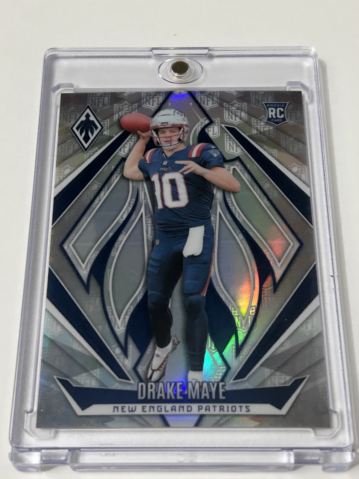 2024 Panini Phoenix Drake Maye Rookie NFL Shield #179 Patriots /150
