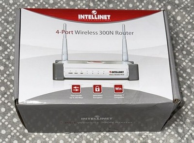 INTELLINET NETWORK SOLUTIONS 300N 300 Mbps 4-Port Wireless N Router (524490)