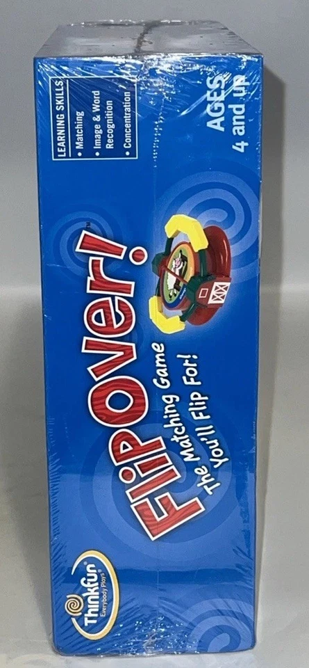 Think Fun Flip Over! 2009 Educational Animals Words OT/PT Teaching NEW SEALED - Image 2 of 4