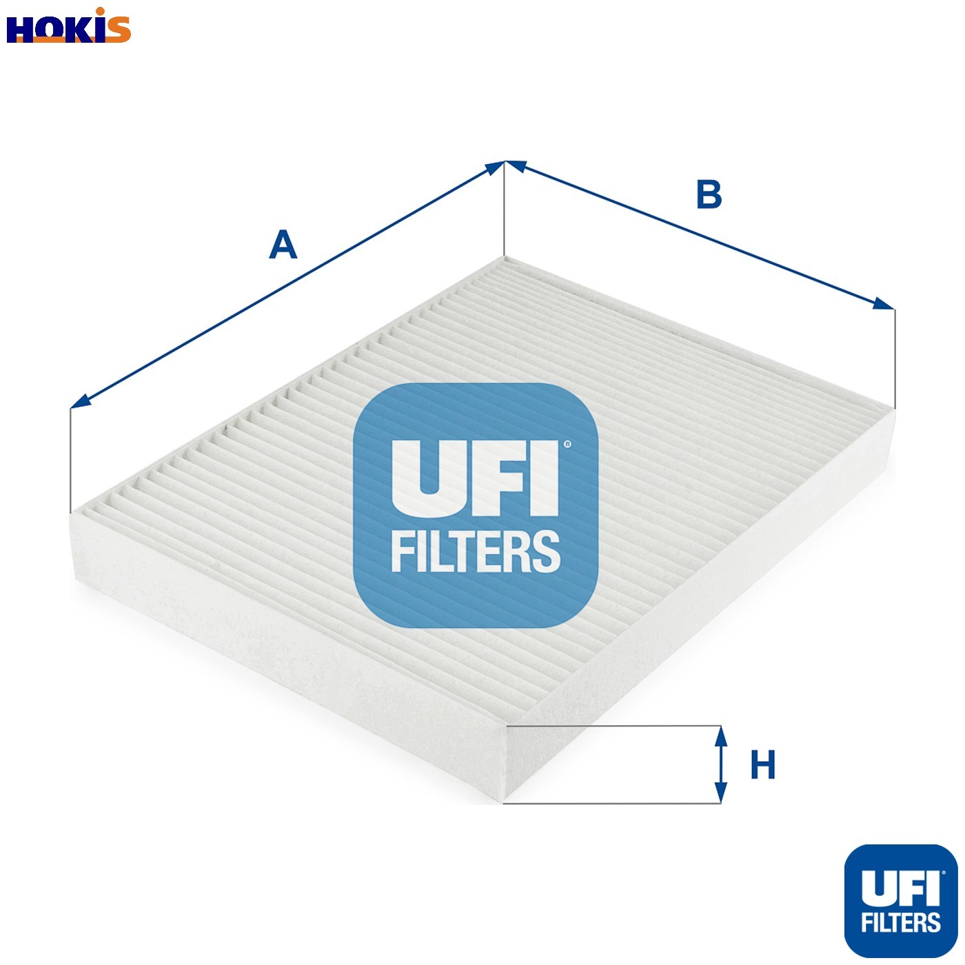 Cabin filter Particulate Filter 53.312.00 UFI for CHRYSLER DODGE LANCIA - Image 3